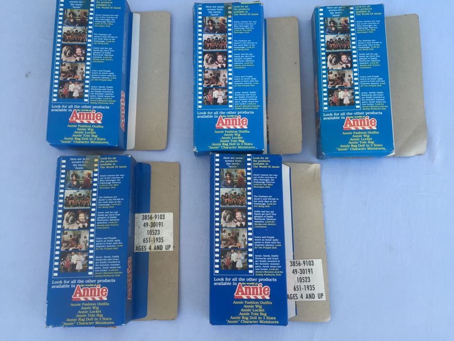 (5) Annie Action Figure Dolls New In Box Knickerbocker Toys 1982 [Photo 12]