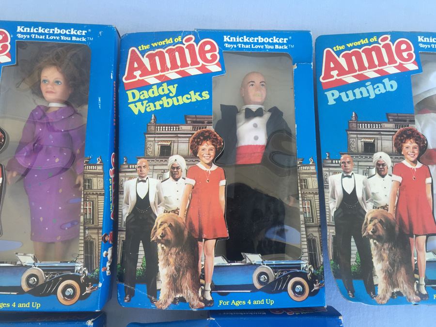 (5) Annie Action Figure Dolls New In Box Knickerbocker Toys 1982 [Photo 7]