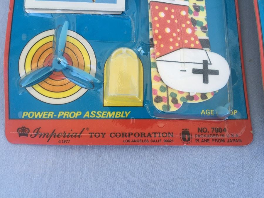 World War I Power Prop Glider New On Card 1977 Fokker D VII Germany - De Havilland Moth U.K. [Photo 4]