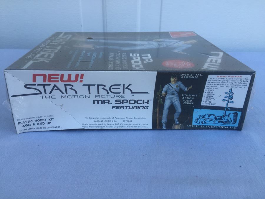 STAR TREK Mr. Spock Plastic Model Kit Sealed New In Box AMT 1979 [Photo 2]