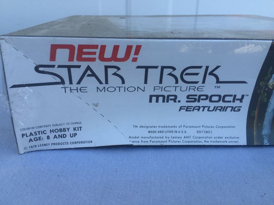 STAR TREK Mr. Spock Plastic Model Kit Sealed New In Box AMT 1979 [Photo 11]