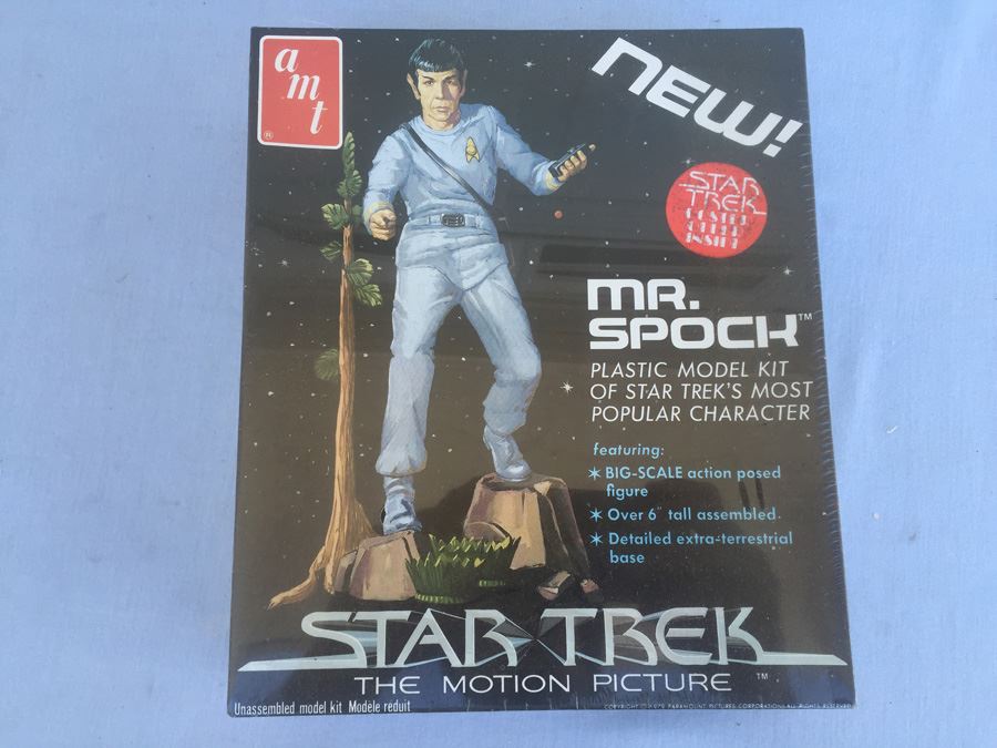 STAR TREK Mr. Spock Plastic Model Kit Sealed New In Box AMT 1979 [Photo 1]