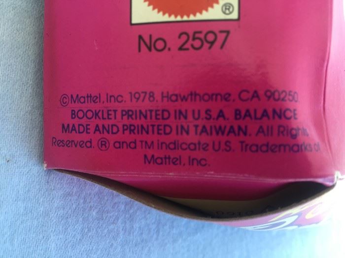 Kissing Barbie New In Box (Box Has Some Damage) Mattel 1978 [Photo 15]