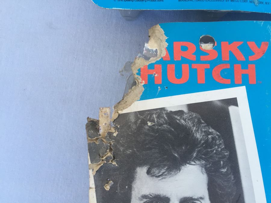 (4) Starsky & Hutch Action Figures New On Card (Cards Have Damage) Mego 1976 Huggy Bear Chopper Starsky Hutch [Photo 22]