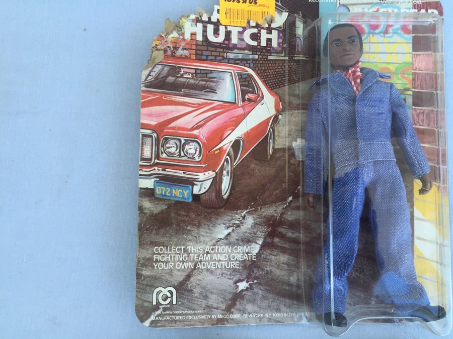 (4) Starsky & Hutch Action Figures New On Card (Cards Have Damage) Mego 1976 Huggy Bear Chopper Starsky Hutch [Photo 15]