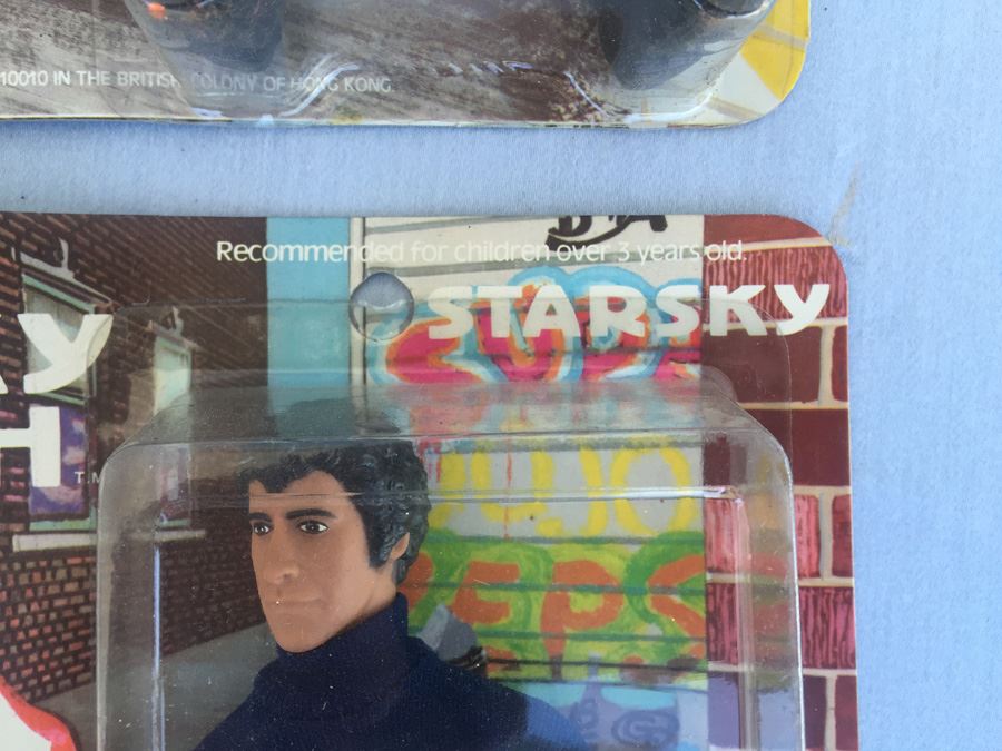 (4) Starsky & Hutch Action Figures New On Card (Cards Have Damage) Mego 1976 Huggy Bear Chopper Starsky Hutch [Photo 6]