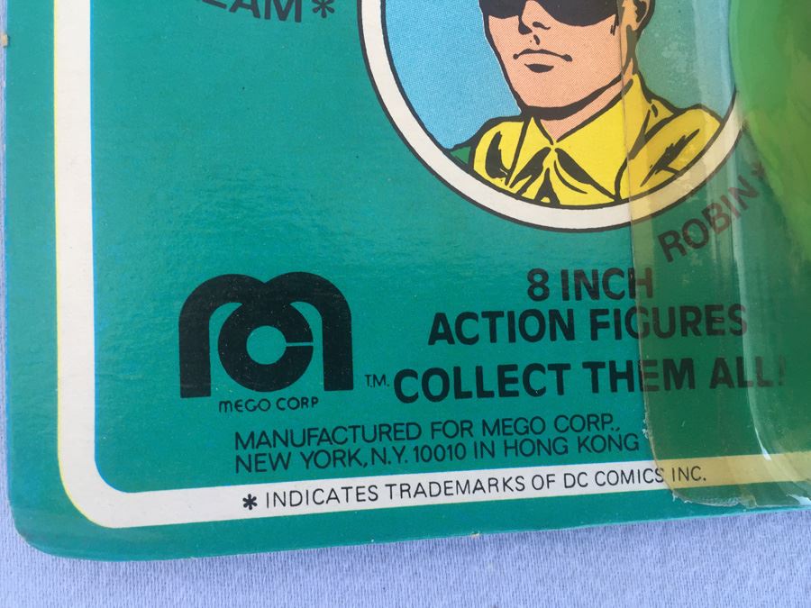 Robin 8 Inch Action Figure Mego New On Card 1977 [Photo 7]