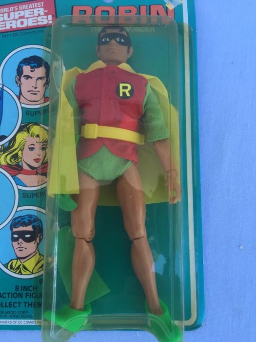 Robin 8 Inch Action Figure Mego New On Card 1977 [Photo 5]