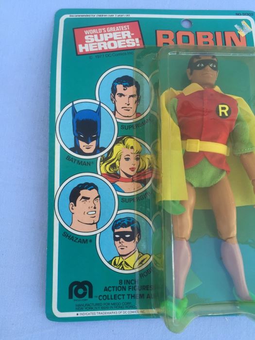 Robin 8 Inch Action Figure Mego New On Card 1977 [Photo 6]