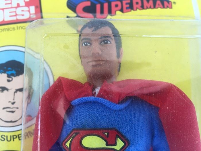 Superman 8 Inch Action Figure Mego New On Card 1977 [Photo 4]