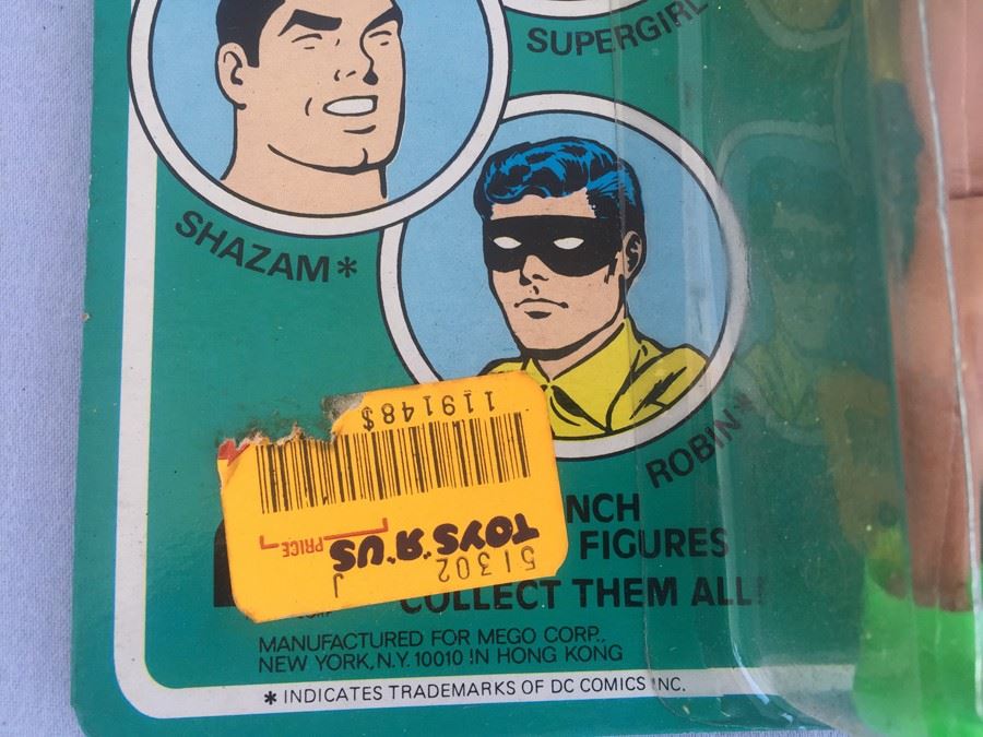 Robin 8 Inch Action Figure Mego New On Card 1977 [Photo 6]