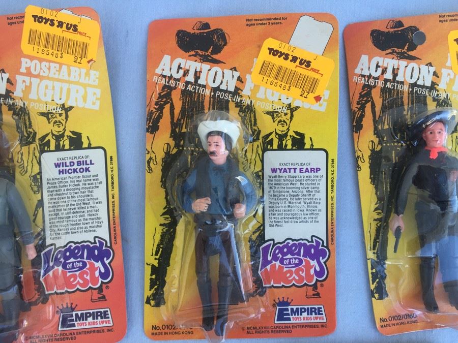 Legends Of The West Action Figures New On Card Empire Toys 1978 [Photo 5]