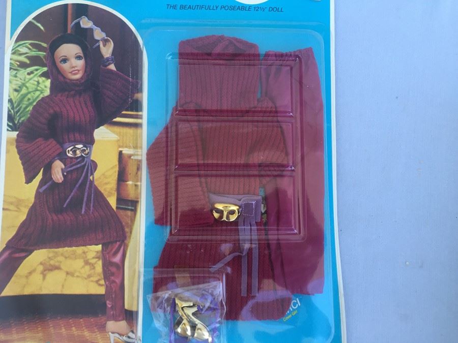 Darci Covergirl Lifestyle Fashions Doll Clothes New On Card Kenner Plum Perfect 1979 [Photo 4]