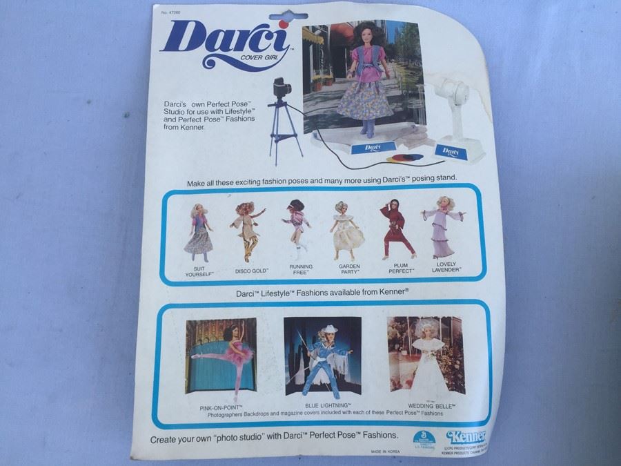 Darci Covergirl Lifestyle Fashions Doll Clothes New On Card Kenner Plum Perfect 1979 [Photo 3]