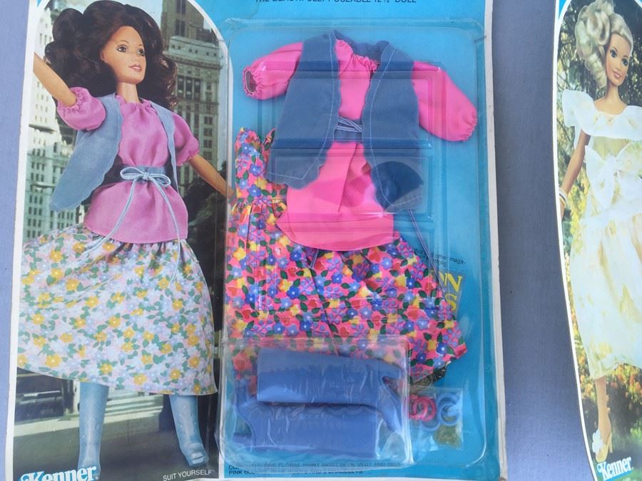 (2) Darci Covergirl Lifestyle Fashions Doll Clothes New On Card Kenner Suit Yourself And Garden Party 1979 [Photo 5]