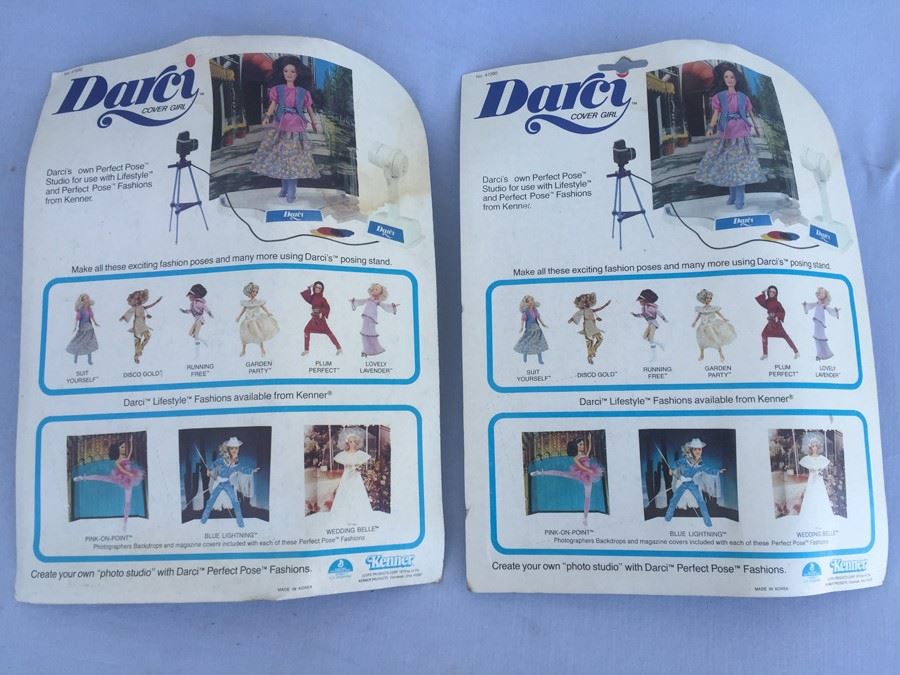 (2) Darci Covergirl Lifestyle Fashions Doll Clothes New On Card Kenner Suit Yourself And Garden Party 1979 [Photo 9]