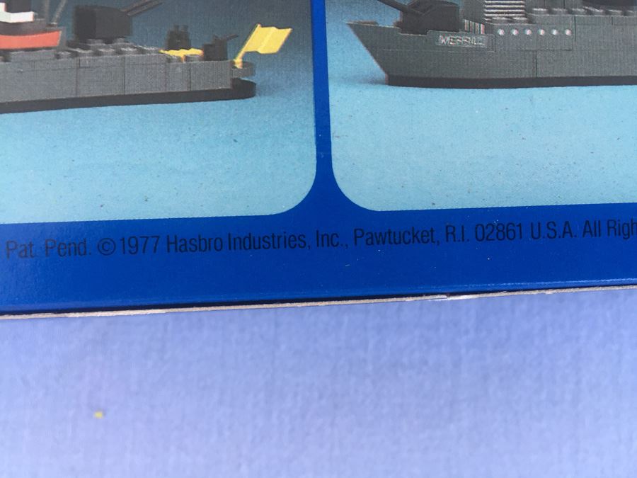 (2) TENTE Cargo Ship And Destroyer New In Box Lego Hasbro 1977 [Photo 12]