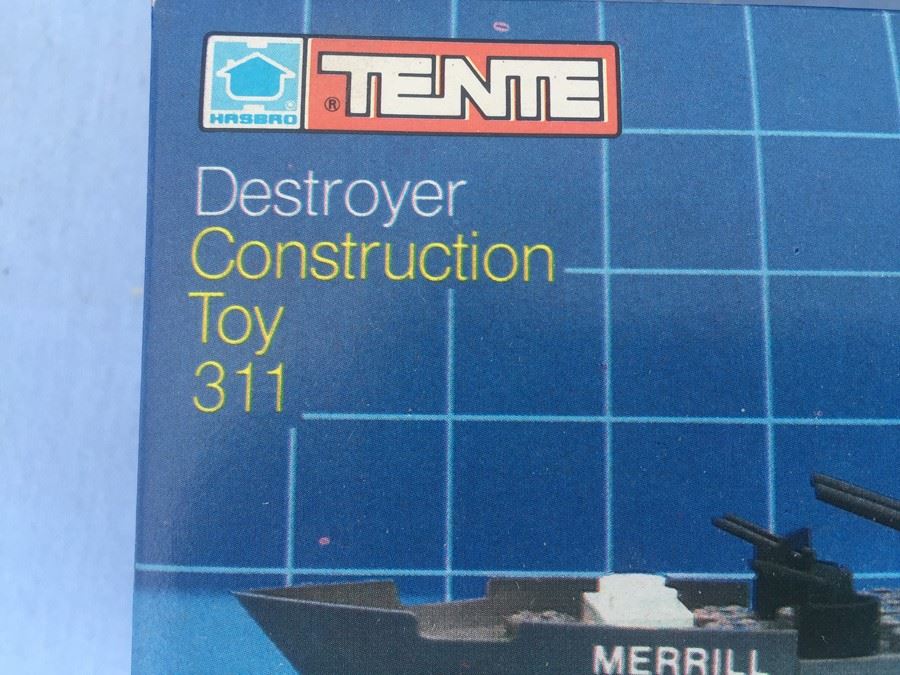 (2) TENTE Cargo Ship And Destroyer New In Box Lego Hasbro 1977 [Photo 6]