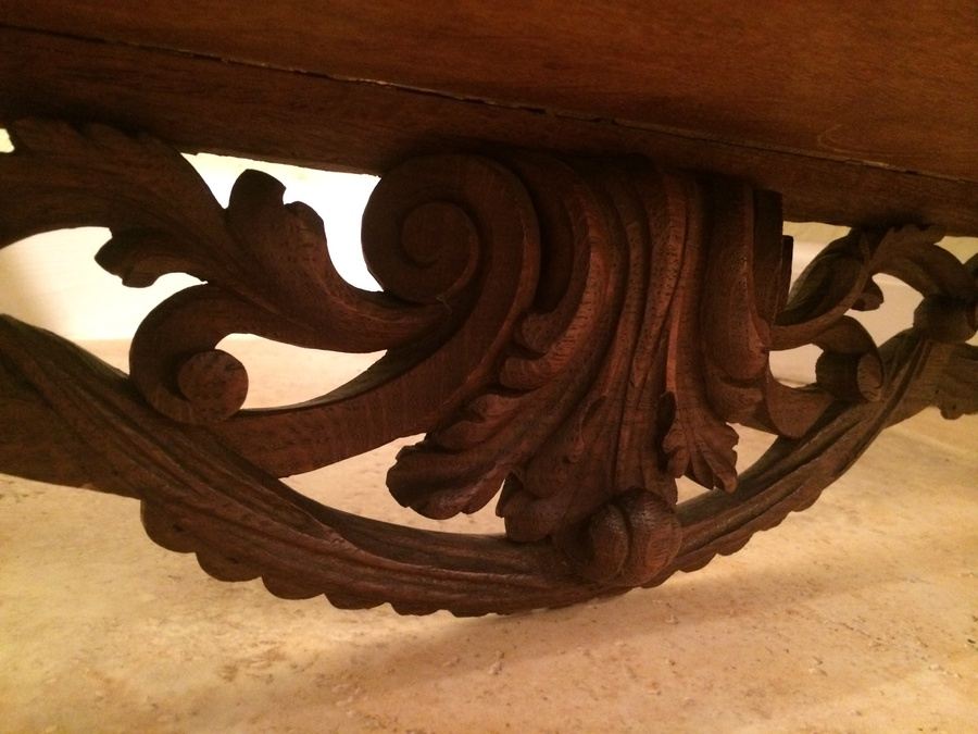3-Tier Wall Mounted Hand-Carved Shelf [Photo 11]