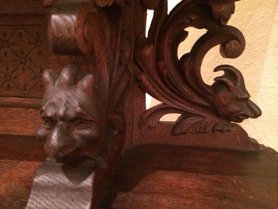 3-Tier Wall Mounted Hand-Carved Shelf [Photo 19]