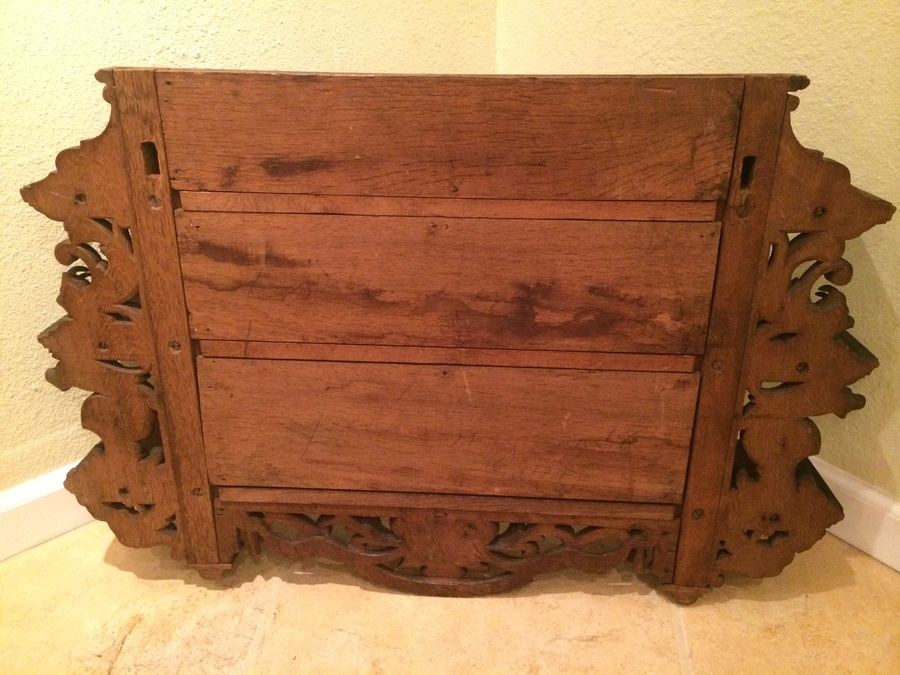 3-Tier Wall Mounted Hand-Carved Shelf [Photo 22]