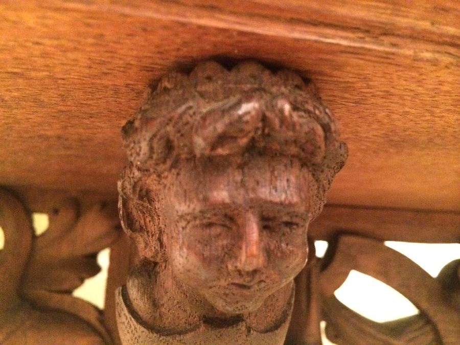 3-Tier Wall Mounted Hand-Carved Shelf [Photo 13]