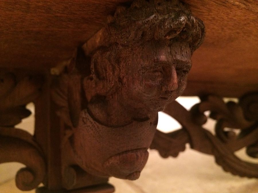 3-Tier Wall Mounted Hand-Carved Shelf [Photo 12]