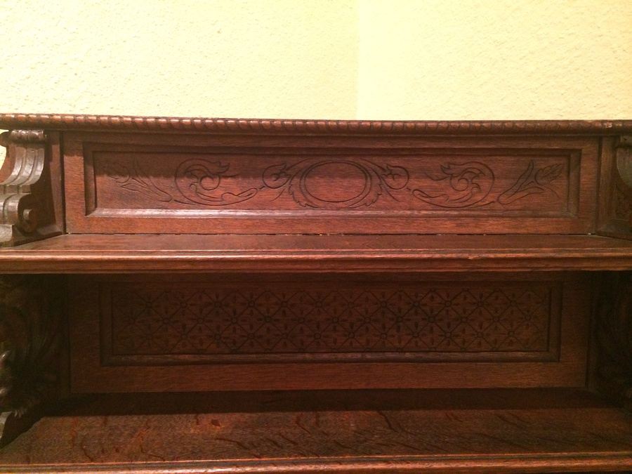 3-Tier Wall Mounted Hand-Carved Shelf [Photo 6]