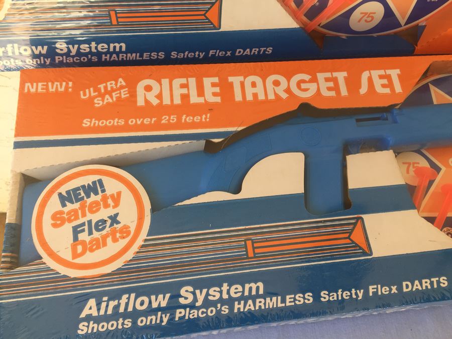 Pair Of Rifle Target Sets Placo Toys Sealed New In Box [Photo 2]