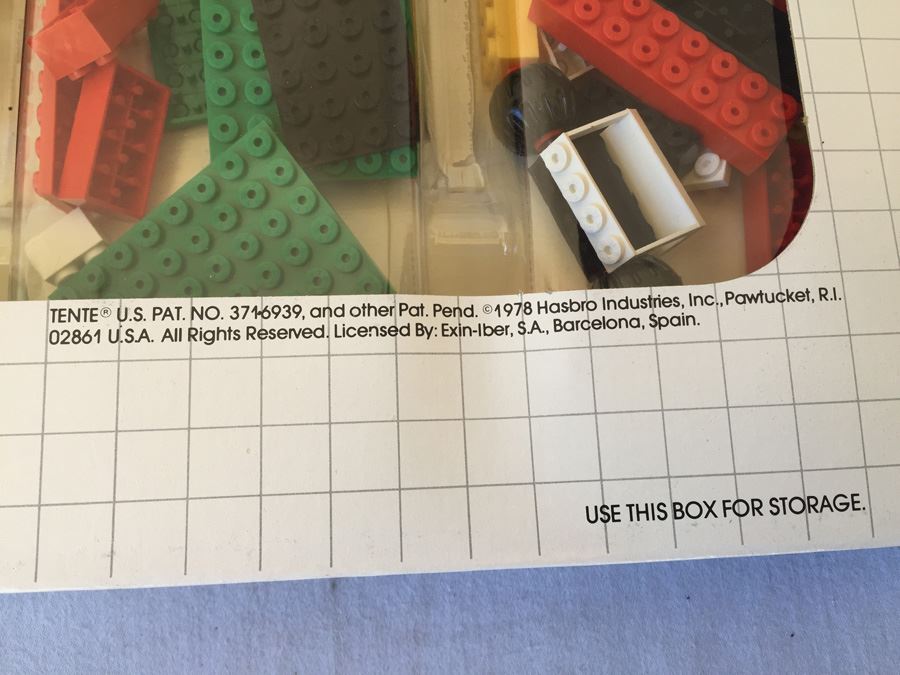 TENTE Basic Building Set 102 Hasbro Lego New In Box 1978 [Photo 6]