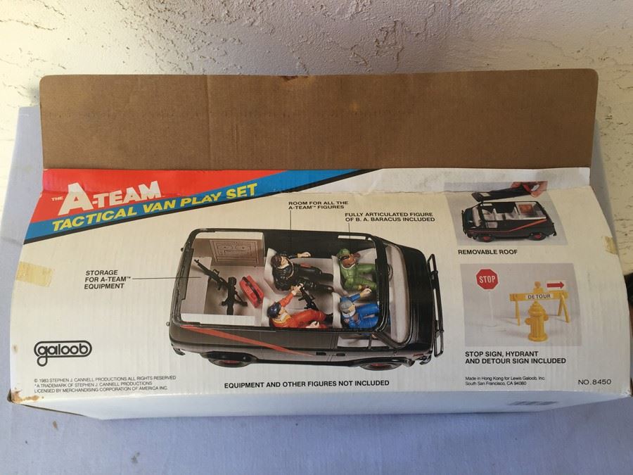 The A-Team Tactical Van Play Set Mr. T B. A. Baracus New In Box Galoob 1983 [Photo 10]