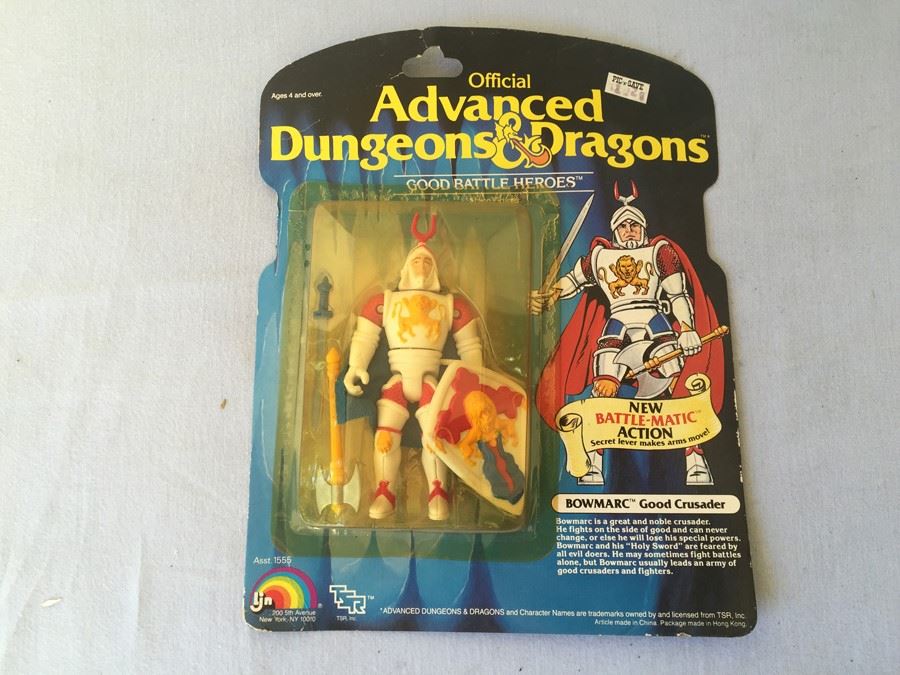 Advanced Dungeons & Dragons Action Figure BOWMARC Good Crusader New On Card TSR 1983 [Photo 1]