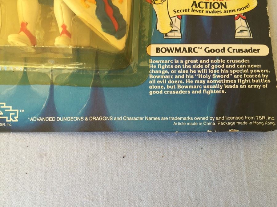Advanced Dungeons & Dragons Action Figure BOWMARC Good Crusader New On Card TSR 1983 [Photo 9]