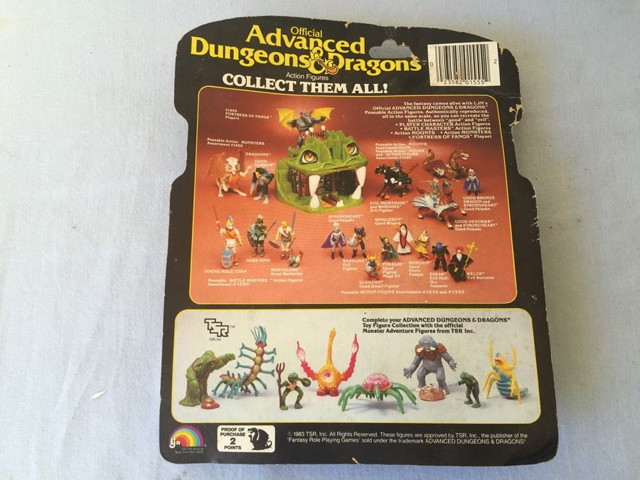 Advanced Dungeons & Dragons Action Figure BOWMARC Good Crusader New On Card TSR 1983 [Photo 3]