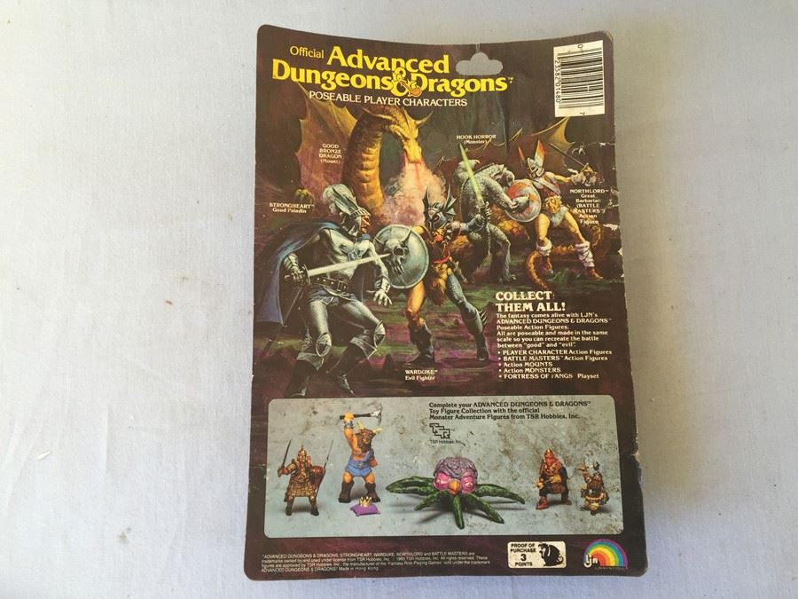 Advanced Dungeons & Dragons Action Figure NORTHLORD Great Barbarian New On Card TSR 1983 [Photo 3]