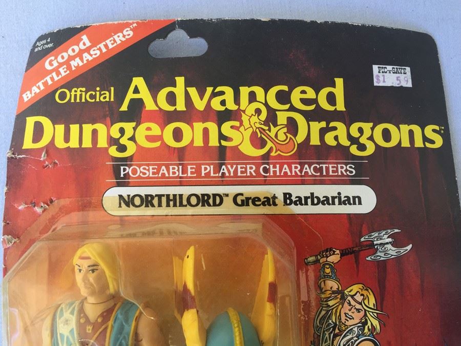 Advanced Dungeons & Dragons Action Figure NORTHLORD Great Barbarian New On Card TSR 1983 [Photo 4]