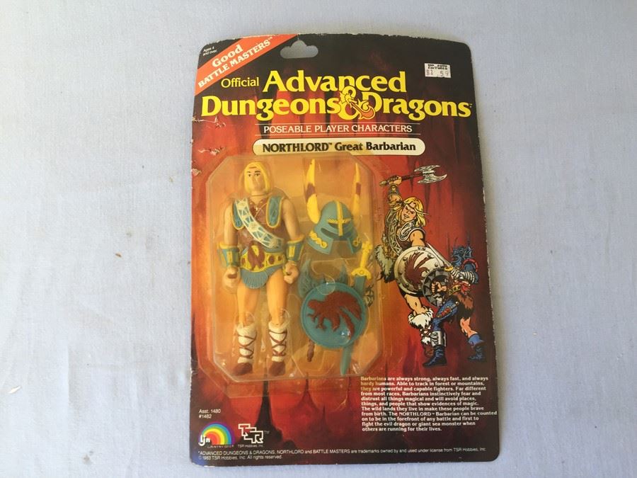 Advanced Dungeons & Dragons Action Figure NORTHLORD Great Barbarian New On Card TSR 1983 [Photo 1]