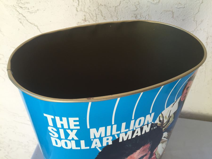 The Six Million Dollar Man Waste Basket 1976 [Photo 4]