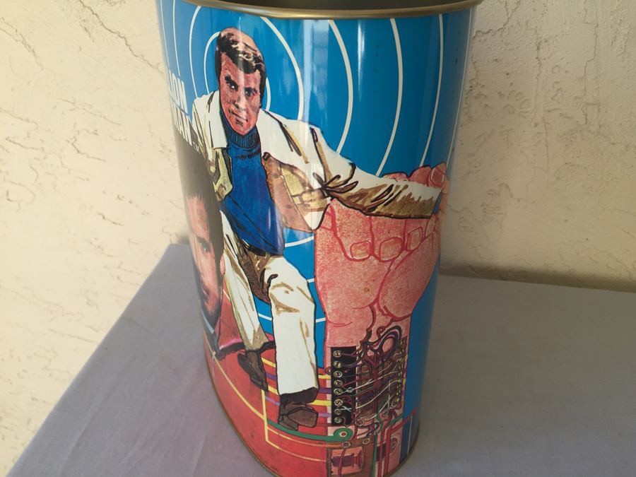 The Six Million Dollar Man Waste Basket 1976 [Photo 8]