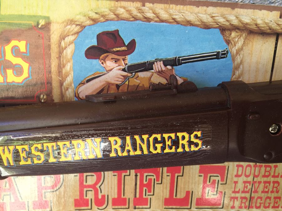 Western Rangers Cap Rifle New On Card Imperial Toy Corporation 1985 [Photo 3]