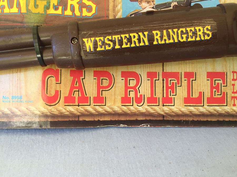 Western Rangers Cap Rifle New On Card Imperial Toy Corporation 1985 [Photo 4]