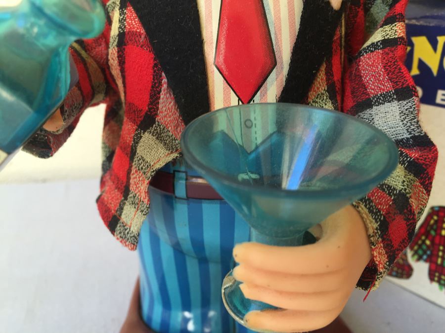 Blushing Willy Tin Litho Japan Electro Mechanical Battery Operated Toy New In Box [Photo 13]