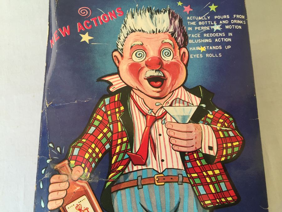 Blushing Willy Tin Litho Japan Electro Mechanical Battery Operated Toy New In Box [Photo 6]