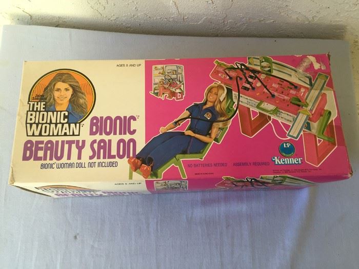 Jaime Sommers The Bionic Woman Bionic Beauty Salon New In Box Kenner 1976 [Photo 5]