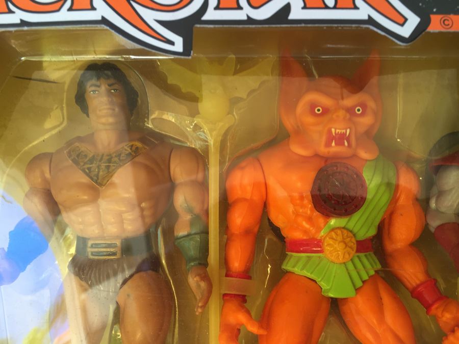 Blackstar & The Trobbits In Battle Against Overlord, Gargo & The Alien Demons Galoob New In Box Laser Light 1983 [Photo 5]