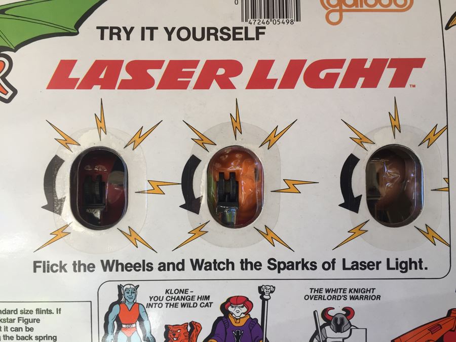 Blackstar & The Trobbits In Battle Against Overlord, Gargo & The Alien Demons Galoob New In Box Laser Light 1983 [Photo 12]