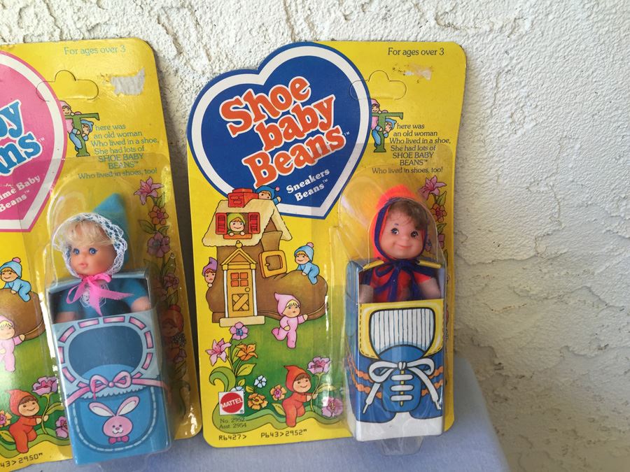 (4) Collection Of Shoe Baby Beans Mattel New On Card 1978 [Photo 10]