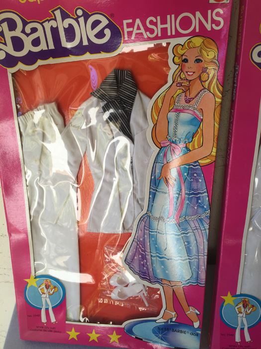 Super Size 18 Inch Barbie Fashions White City Suit Mattel New In Box  [Photo 5]