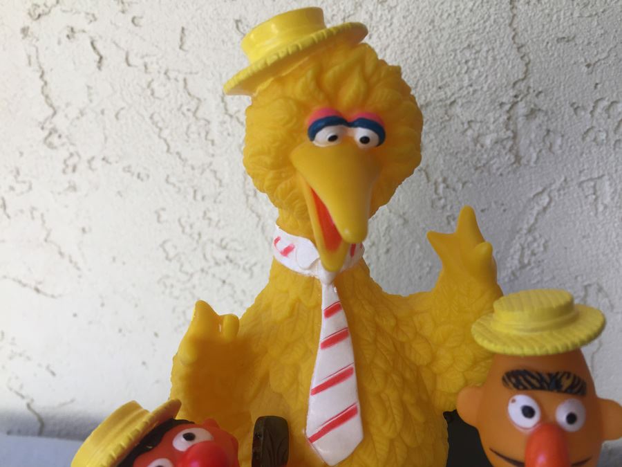 Sesame Street Big Bird Sing-A-Long Radio Jim Henson Muppets With Box [Photo 12]