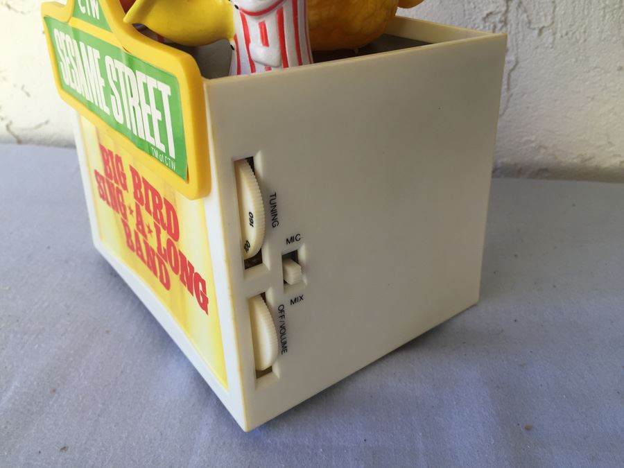 Sesame Street Big Bird Sing-A-Long Radio Jim Henson Muppets With Box [Photo 14]